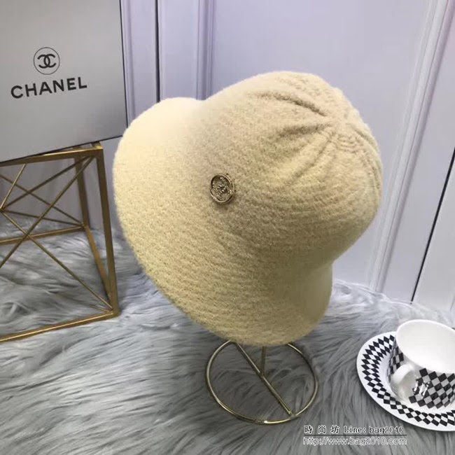 CHANEL香奈兒 火爆經典款 秋冬小香風專櫃新品 時尚小盆帽 LLWJ6746